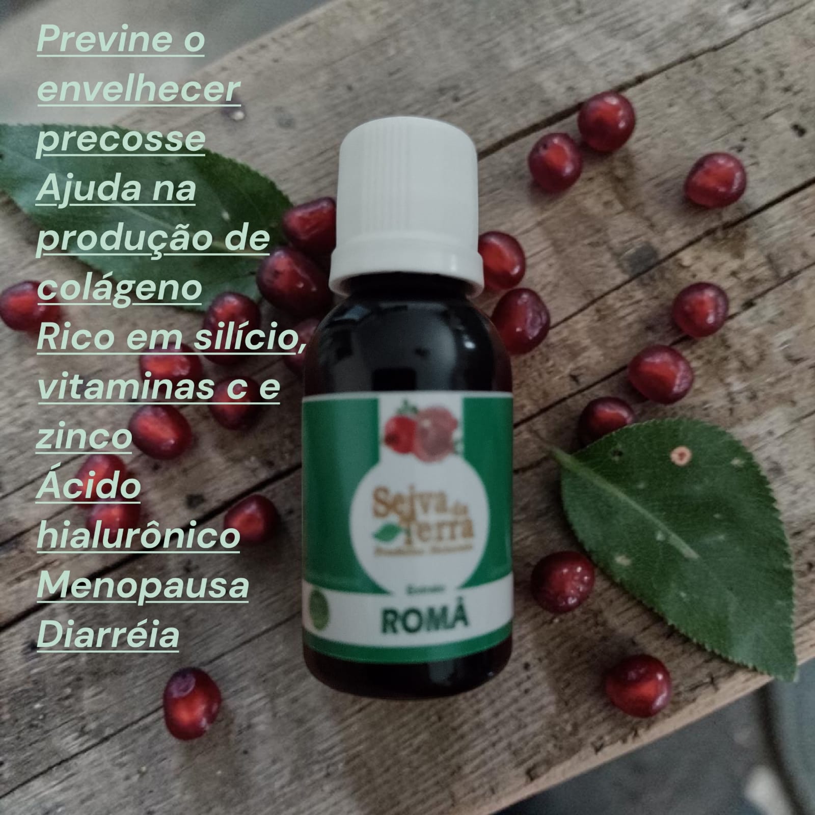 Extrato de Romã da marca Selva Natural